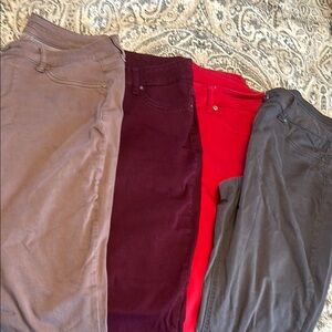 Maurice’s Set of Four Stylish Pants in Various Colors